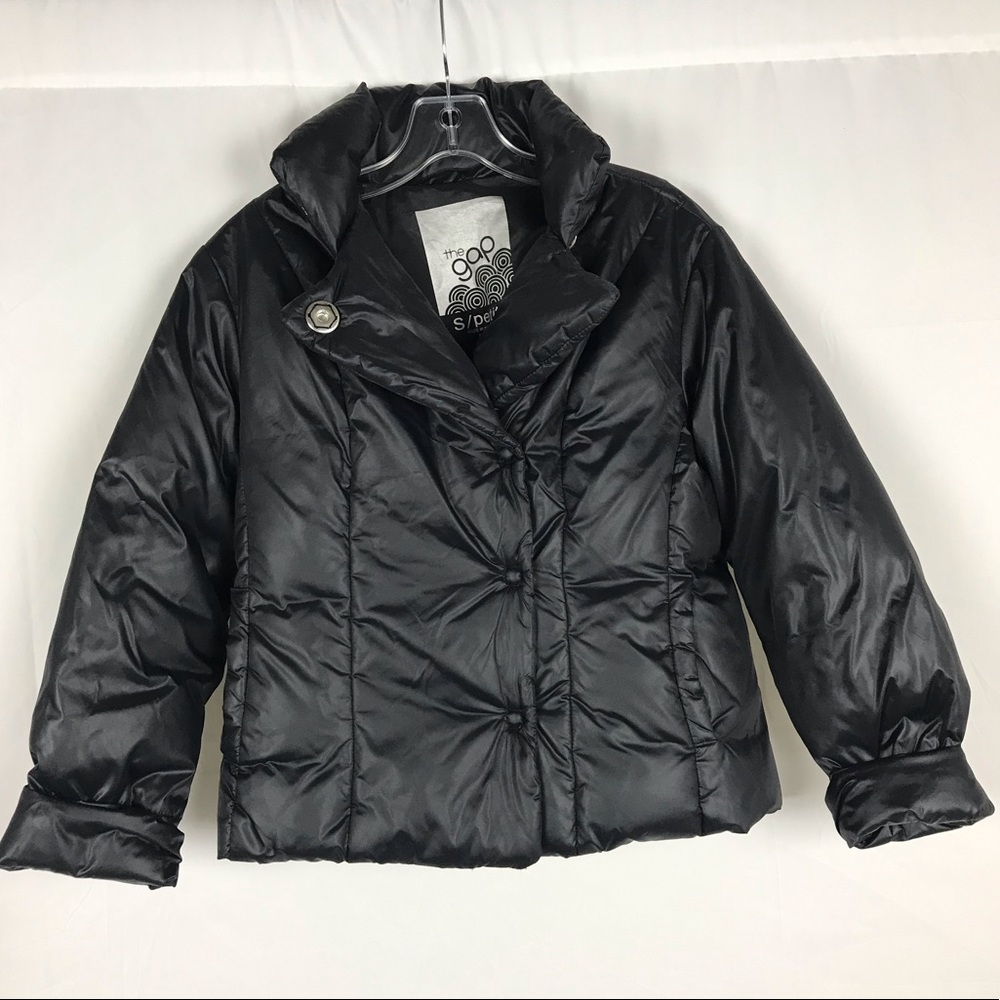 Gap Puffer Jacket Women’s Size S Petite Black